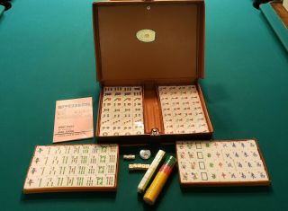 Vintage Kwong Fat Cheung Mahjong Game From Hong Kong
