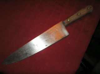 Vintage Dexter Carbon Steel Chef;s Knife 45a10h