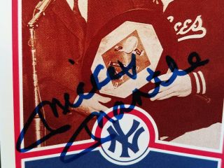 Mickey Mantle Yankees signed autographed Trading Card 2