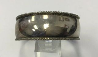 Vintage Southwestern Sterling Silver 925 Wide Cuff Bracelet 6.  5 " Ub22