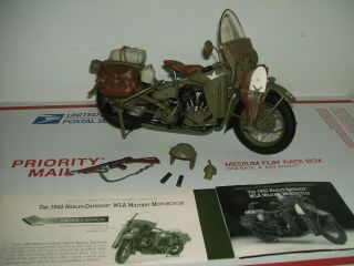 Franklin Harley - Davidson 1942 Warhorse Military Army Wla Motorcycle D4e4393