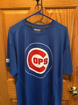 Dave Kingman Chicago Cubs Jersey T - Shirt Xl Police Badge
