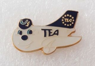 Trans European Airways (tea) A Defunct Belgian Airline Lapel Pin Badge