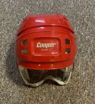 Vintage Red Cooper Sk 600 S Hockey Helmet - L@@k