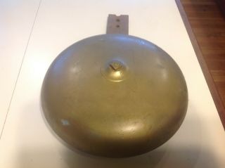 Vintage 10 " Brass Boxing Ring Ring Side Bell Fire Alarm Bell School Bell