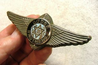Dodge Brothers Winged Enamel Radiator Badge Emblem 1929 - 30?