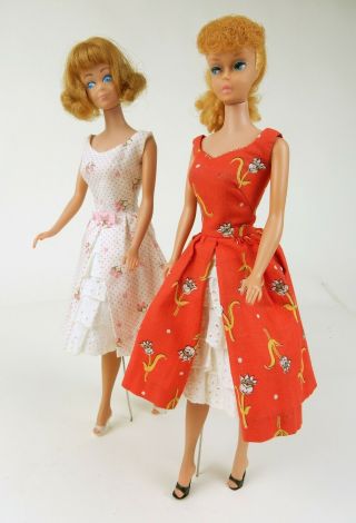 Vintage Barbie 1962 Garden Party 931 And 1964 Garden Tea Party 1606