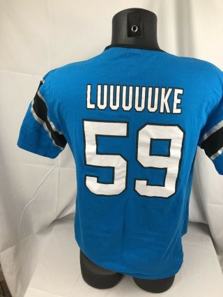 Carolina Panthers Luke Kuechly 59 Promo Pepsi Large Jersey Shirt