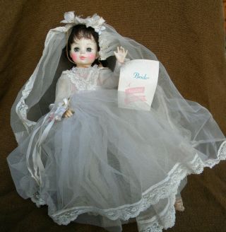 HELP MAKEOVER 911 Vintage Madame Alexander Bride Doll Large size WEDDING 2