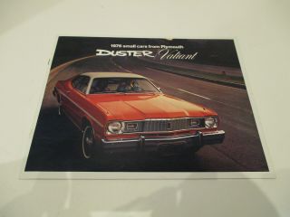 1976 Plymouth Duster & Valiant Sales Brochure