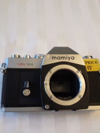 Vintage Mamiya Msx 1000 35 Mm Slr Camera