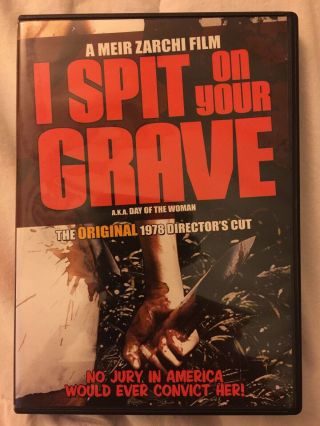 I Spit On Your Grave (1978) Dvd Director 