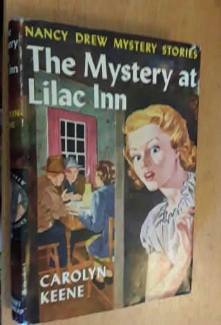 Vintage Nancy Drew 4 Hardcover Book The Mystery At Lilac Inn By Carolyn Keene