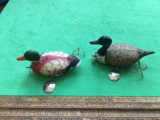 Two Novelty Duck Lure Goose