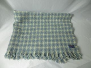Vintage Pendleton Pure Virgin Wool Blanket 36x42 Made In U.  S.  A.