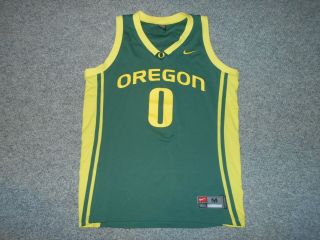 Nike Team Vintage Ncaa Oregon Ducks 0 Mens Medium Basketball Jersey