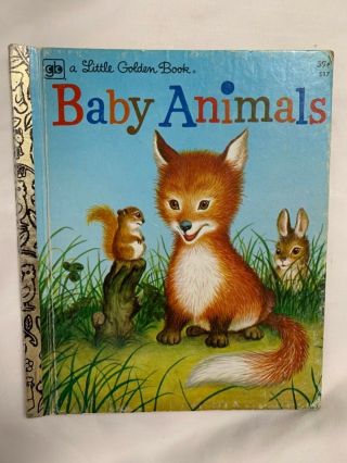 Vintage Little Golden Book Baby Animals