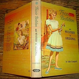 Trixie Belden 6: Mystery In Arizona 1965 Deluxe Pc Hardback,  By Julie Campbell