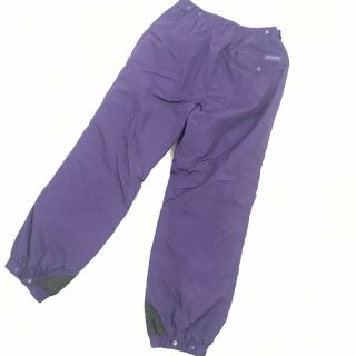 Vtg 80s 90s Purple Columbia Large Shell Pants Ski Snowboard Snow Suit Nylon Mens