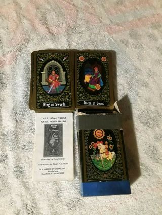 Russian Tarot Of St.  Petersburg Deck/cards - Divination/meditation/magick Vtg