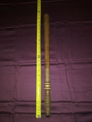 Vintage 50s 60s Wooden Baton For Display Only Collectable