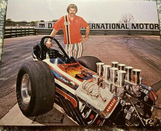 1973 Vintage Drag Racing 8 " X 10 " Photo Frank Cook