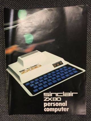 Sinclair Zx80 Personal Computer Brochure 6 Pages Advertisement Vintage