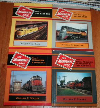 Morning Sun Books The Milwaukee Road In Color Volumes 1,  2,  3,  4