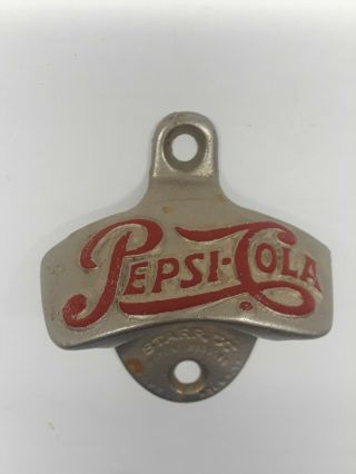 Vintage Starr X Pepsi Cola Wall Mount Bottle Opener