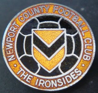 Newport County Fc Vintage Badge Maker Coffer N 