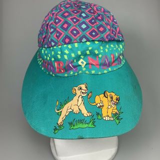 Vintage Lion King 1990s Simba Nala Wide Brim Hat Women’s One Size