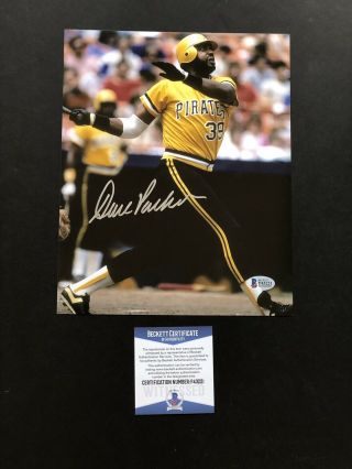 Dave Parker Autographed Signed 8x10 Photo Beckett Bas Pittsburgh Pirates Mlb
