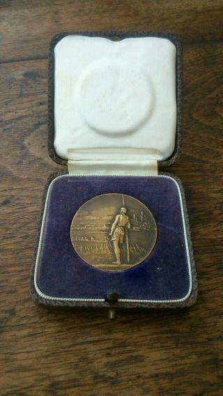 Vintage John Pinches 1956 Long Distance Rowing Medal Badge Henley Royal Regatta