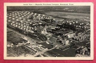 Vintage Postcard - Magnolia Petroleum Company - Beaumont,  Texas