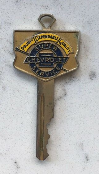 Vintage Advertising Sight Brothers Kansas City Mo Chevrolet Dealer Car Key