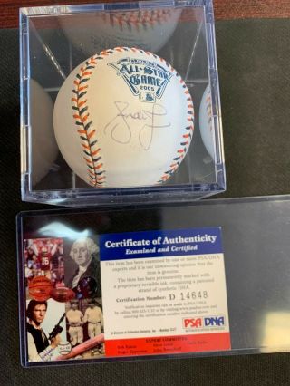 Andruw Jones Licensed Psa/dna Authenticated Signed Major League Baseball