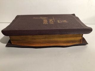 Vintage Holy Bible Holy Family Edition of the Catholic Bible.  1950 Brown Cover 3