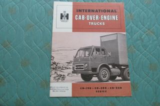 0904x Circa 1954 - 1955 International Harvester Cab - Over - Engine Trucks Brochure