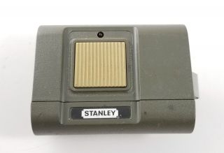 Vintage Stanley 1034 Garage Door Opener Remote Transmitter W/ Clip