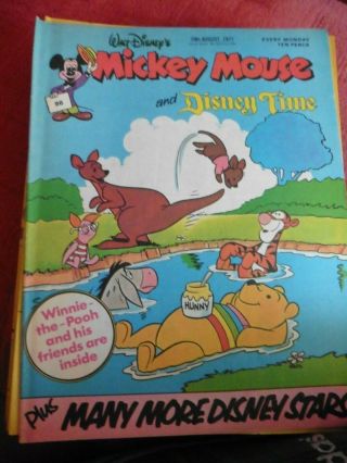 Walt Disneys Mickey Mouse And Disney Time Rare Comic 96 1977 Song Of The South