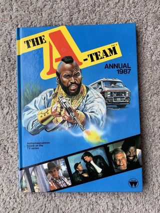 Vintage A - Team Annual From 1987 - Perfect Reto Eighties Gift 