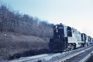 Slide Of Train Engine 507 On L&n Rr 1965