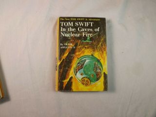 Tom Swift Jr.  Adventure Books Hard Bound Tom Swift And The Caves Of Nuclear Fire