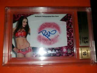 Wwe Topps 2016 Divas Kiss Autograph Card Brie Bella 1/25 Ebay 1/1 Beckett Graded