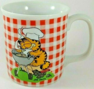 Vtg Garfield Coffee Cup Tea Mug Enesco Jim Davies Retro 70s 10oz