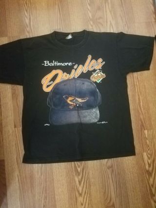 Vintage Nutmeg Mlb Baltimore Orioles T Shirt - Xl
