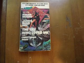 The Spy Who Loved Me Christopher Wood 1977 Warner Pb Movie Tie - In James Bond 007