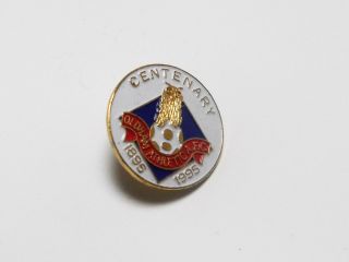 Oldham Athletic Fc - Vintage Enamel Centenary Crest Badge