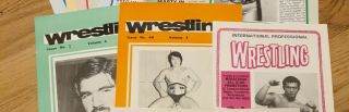 3 Vintage Wrestling Programs