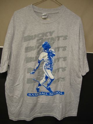 Bucky Dent Yankees Baseball Camp T - Shirt Xl